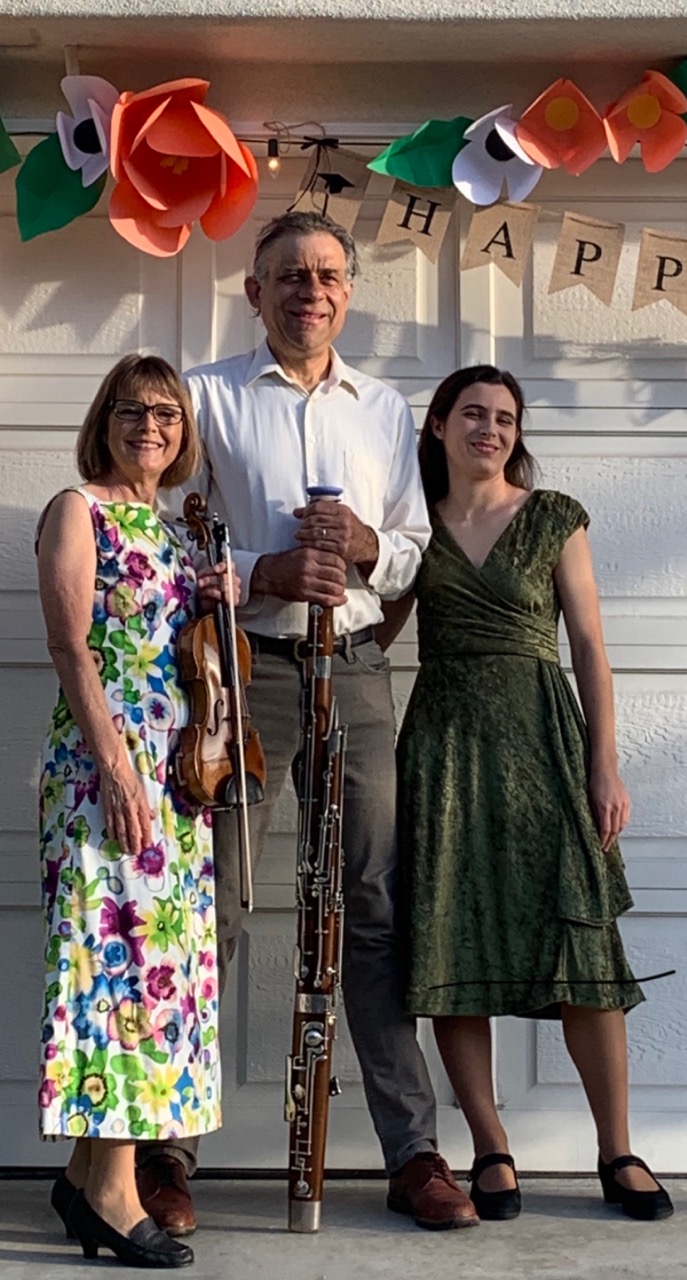 image of three Musicians standing together