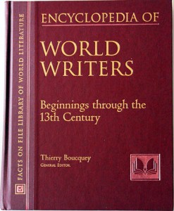 Encyclopedia of World Writers: Beginnings through the 13th Century